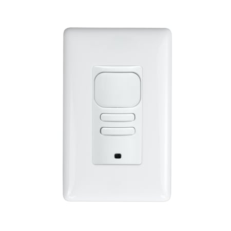 Hubbell Control Solutions Switch Box Mount Sensor, Occupancy, Vacancy, Hard Wired, White, 1,000 sq ft LHDCIRD2-G-WH